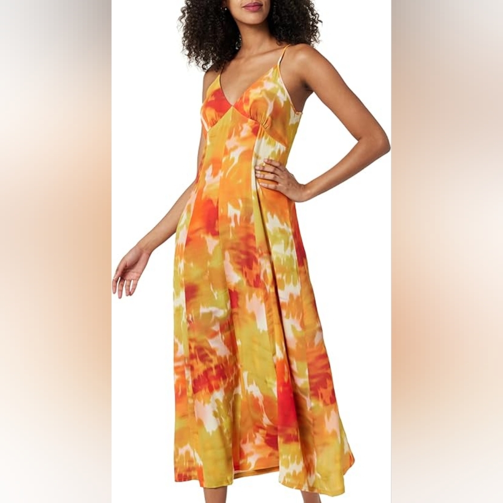 The Drop Women's Isa V-Neck Maxi Dress NWT Size XS